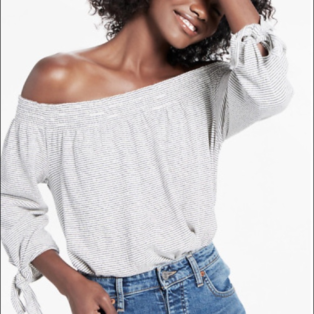 Lucky Brand Off the Shoulder Shirt